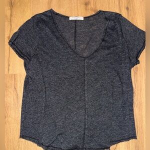 Project Social T Dark Gray V-Neck Tee
